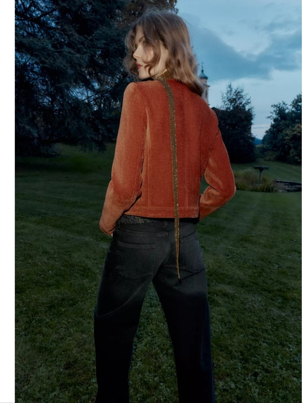 BNWT! Zara Velvet Jacket - Picture 3 of 7